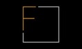 F letter square icon design illustration symbol