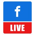 facebook live icon logo