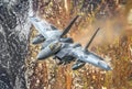 F15 military fighter jet Royalty Free Stock Photo