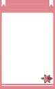 Notepad notebook page paper blank sticky notes color empty document list write space memo background Royalty Free Stock Photo