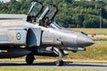 F-4 Phantom fighter jet Royalty Free Stock Photo