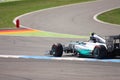 F1 Photo Formula One Mercedes Car : Lewis Hamilton Royalty Free Stock Photo