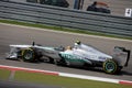 F1 Photo Formula One Mercedes Car : Lewis Hamilton Royalty Free Stock Photo