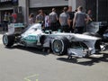 F1 Photos : Formula 1 Mercedes car - Stock Picture Royalty Free Stock Photo