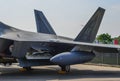 F-22 Raptor aircraft in Changi, Singapore