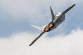 F-22 Raptor at the Rockford Airshow Royalty Free Stock Photo