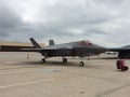 F22 sitting on the runway