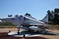 A-4F Skyhawk display inside Flying Leatherneck Aviation Museum in San Diego, California Royalty Free Stock Photo