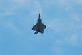 An F22 soaring