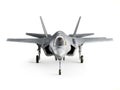 F35 strike aircraft front view Royalty Free Stock Photo