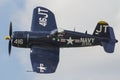 F4U Corsair at the 2019 Thunder Over Michigan Airshow Royalty Free Stock Photo