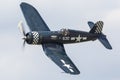 F4U Corsair at the 2019 Thunder Over Michigan Airshow Royalty Free Stock Photo