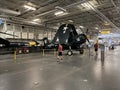 F4U inside the USS Midway in San Diego