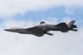 Close-up of the F-35A & F-22A stealth fighters in the USAF Heritage Flight