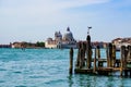 F Venice Santa Maria della Salute known as the Salute, a Roman Catholic church located at Punta della Dogana, Venice Italy.