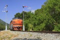 F-7 Vintage Diesel Approaching Corner