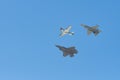 F-16 Viper, F-35 F-35A Lightning II , P-51 Mustang performing at