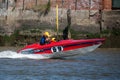 F1, F2, F3 water ski at Hanseatic Festival of Watersports, Kings Lynn Quay, River Great Ouse, Norfolk, UK 27 May 2023 Royalty Free Stock Photo