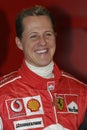 F1 2005 - Michael Schumacher Ferrari Royalty Free Stock Photo