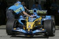 F1 2006 - Heikki Kovalainen Renault Royalty Free Stock Photo