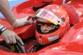 F1 2006 - Michael Schumacher Ferrari Royalty Free Stock Photo
