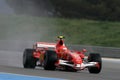 F1 2006 - Michael Schumacher Ferrari Royalty Free Stock Photo