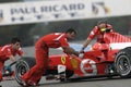 F1 2006 - Michael Schumacher Ferrari Royalty Free Stock Photo
