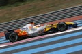 F1 2007 - Nelson Piquet Renault Royalty Free Stock Photo