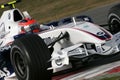 F1 2007 - Robert Kubica BMW Sauber Royalty Free Stock Photo