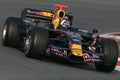 F1 2008 - David Coulthard Red Bull Royalty Free Stock Photo