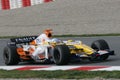 F1 2008 - Fernando Alonso Renault Royalty Free Stock Photo