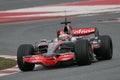 F1 2008 - Heikki Kovalainen McLaren Royalty Free Stock Photo