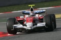 F1 2008 - Jarno Trulli Toyota Royalty Free Stock Photo