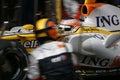 F1 2008 - Nelson Piquet Renault Royalty Free Stock Photo