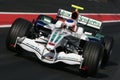 F1 2008 - Rubens Barrichello Honda Royalty Free Stock Photo