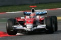 F1 2008 - Timo Glock Toyota Royalty Free Stock Photo