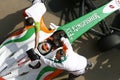 F1 2009 - Adrian Sutil Force India Royalty Free Stock Photo