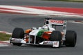 F1 2009 - Adrian Sutil Force India Royalty Free Stock Photo