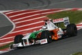 F1 2009 - Adrian Sutil Force India Royalty Free Stock Photo