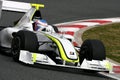 F1 2009 - Jenson Button Brawn GP Royalty Free Stock Photo