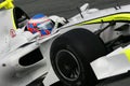 F1 2009 - Jenson Button Brawn GP Royalty Free Stock Photo