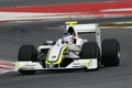 F1 2009 - Jenson Button Brawn GP Royalty Free Stock Photo