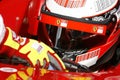 F1 2009 - Kimi Raikkonen Ferrari Royalty Free Stock Photo