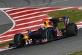 F1 2009 - Mark Webber Red Bull Royalty Free Stock Photo