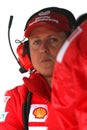 F1 2009 - Michael Schumacher Ferrari Royalty Free Stock Photo