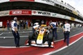 F1 2009 - Nelson Piquet Renault Royalty Free Stock Photo