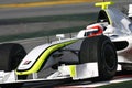 F1 2009 - Rubens Barrichello Brawn GP Royalty Free Stock Photo