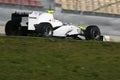 F1 2009 - Rubens Barrichello Brawn GP Royalty Free Stock Photo