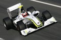 F1 2009 - Rubens Barrichello Brawn GP Royalty Free Stock Photo