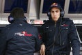 F1 2009 - Sebastien Buemi Toro Rosso Royalty Free Stock Photo